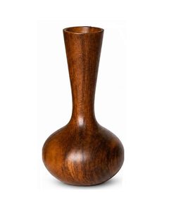 Vase à fleurs en bois pour la décoration de la maison, pot de fleurs décoratif avec fleurs artificielles pour le salon, la chambre à coucher, centre de table - Product Image 1