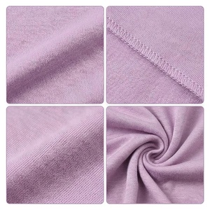 Bufanda Larga de Chifón para Mujer, Color Sólido, Suave y Ligera, para Uso Diario en Todas las Estaciones, Estilo Simple, Morado, Poliéster, para Exteriores - Product Image 4