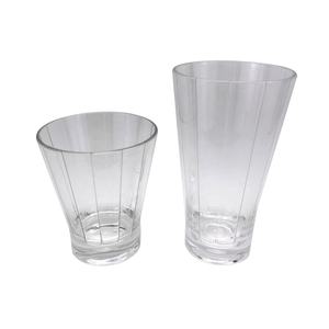 Vaso de línea vertical de fondo pesado acrílico de 15 oz para uso en fiestas, varios colores - Product Image 1