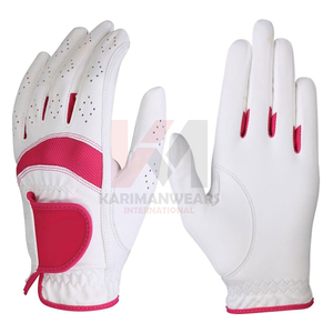 Guantes de Golf Personalizados con Logotipo, OEM, ODM, Profesionales, de Alta Adherencia, Antideslizantes, de Cuero Cabretta, Equipo de Entrenamiento de Golf, Venta al Por Mayor - Product Image 1
