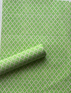 Papel de Regalo Ecológico con Estampado de Bloques, Diseño Floral Tradicional, Papel Decorativo para Envolver y Manualidades - Product Image 2