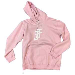 Sudadera con Capucha Rosa Jack and Jill con Logotipo Blanco, Sudadera Informal para Mujer, Sudadera con Capucha Elegante para Uso Diario - Product Image 1