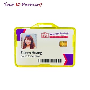 Porte-badge nominatif bloquant RFID Porte-carte d'identité en plastique PC - Product Image 6