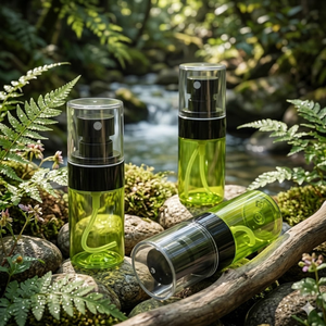 Bouteille pulvérisateur en plastique PET transparente personnalisée de 100 ml et 200 ml pour eau, liquides, cosmétiques, avec pulvérisateur à gâchette, forme cylindrique, brume corporelle - Product Image 5