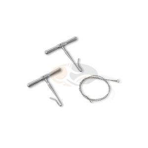 Kit d'instruments chirurgicaux orthopédiques en acier inoxydable avec poignées ergonomiques pour la coupe osseuse, réutilisable, professionnel, pour traumatismes - Product Image 2