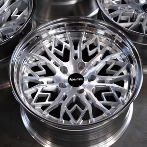 Nouvelles jantes <span class=keywords><strong>de</strong></span> voiture en alliage d'aluminium haute performance JIANGCHEN, 18-22 pouces, chromées, rayons centraux brossés, 2 pièces, roues forgées <span class=keywords><strong>de</strong></span> luxe pour - Product Image 1