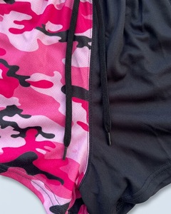 Shorts de rugby de secado rápido de dos tonos, diseño personalizado, transpirables, sublimados, 100% poliéster, color rosa, estilo australiano, con bolsillos. - Product Image 6