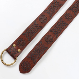 Cinturón de Cuero Medieval Vikingo Imra Impex Premium, el Más Vendido, Accesorios de Cosplay de Caballero Retro, Hebilla de Aleación con Grabado Vintage 2026 - Product Image 3