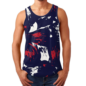 OEM Factory Men's Tank Top Custom Printed Sleeveless Muscle Tee Wholesale Quick Dry Gym Casual Wear Fitness <b>Vest</b> Bulk Tank Tops - Product Image 6