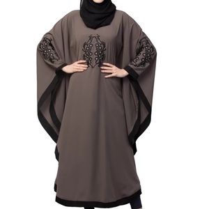 Nouvelle Arrivée - Abaya Respirante pour Femmes, Robe Musulmane à Manches Longues, Broderie Double Couche, Abaya pour Femmes en Vente en Gros - Product Image 6