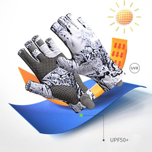 Los Mejores Guantes de Pesca Rabixo Sports Unisex con Logotipo Personalizado, Impermeables, de Cuero, Antideslizantes, con Cierre de Gancho y Bucle, para Todas las Estaciones, para Buceadores - Product Image 4