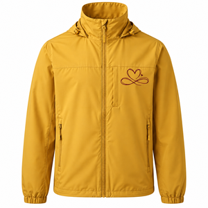 Windbreaker <b>Jacket</b> for <b>Men</b> <b>Lightweight</b> Outdoor Sports Water Resistant Full Zip Hooded Activewear Custom Outerwear Trade Exporter - Product Image 1