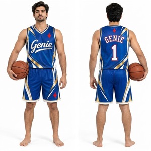 Ensemble d'uniformes de basketball personnalisés : maillot et short respirants, vêtements de sport athlétiques légers pour l'entraînement en équipe, les matchs et les compétitions - Product Image 5