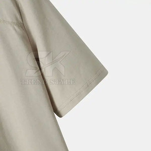 Camiseta de algodón 100% para hombre, precio económico, venta al por mayor, logotipo personalizado impreso, corte holgado, para venta en línea - Product Image 5