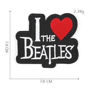 2026 Eco-Friendly <b>Punk</b> Style Iron-On Embroidered Custom Logo Word <b>Patches</b> with Nonwoven Felt Fabric Star Shape for Hats Clothes - Product Image 3