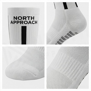 North Approach <b>Knee</b> <b>High</b> <b>Socks</b> White Breathable Running <b>Socks</b> for Adults Summer Season - Product Image 4