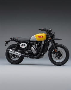 Motocicleta BSA "SCRAMBLER" con Doble Escape Negro, Frenos de Disco, Placa de Matrícula 65 Incluida, Directo de Fábrica - Product Image 2