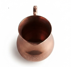 Designer Handle Large Capacity Water <b>Jug</b> Metallic Handle Customized Water Pitcher Coffee Wine Restaurant Copper <b>Jug</b> - Product Image 3