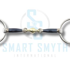 Bocado de caballo profesional de acero inoxidable con anillo suelto y rombo de cobre para equitación y entrenamiento - Product Image 4