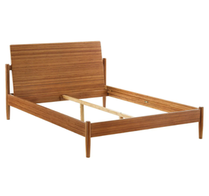 Auberge du Soleil - Estructura de Cama Moderna y Minimalista de Madera de Teca Sólida, Ecológica y Duradera, Tamaño King, Muebles para Dormitorio Interior - Product Image 3