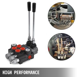Valvola di Controllo Direzionale Idraulica a 2 Bobine 11gpm a Doppia Azione per Trattori e Caricatori - Product Image 3