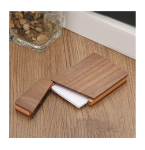 Wood Business <b>Card</b> <b>Box</b> for Playing <b>Cards</b> Open Display for Receptions Wood <b>Card</b> Holder Top Selling Sale - Product Image 5