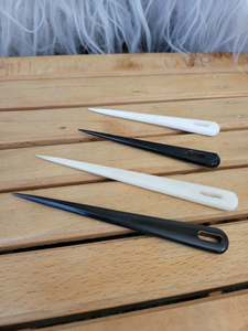 Juego de Agujas de Hueso de Búfalo Hechas a Mano, Ecológicas y Duraderas, para Coser, Tejer, Punto de Cruz, Personalizables, Estilo Animal, para Trabajos en Cuero - Product Image 2