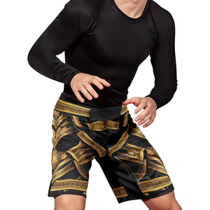 New Design Custom MMA/BJJ Training <b>Shorts</b> Breathable 100% Polyester Microstretch Fabric OEM Service <b>Grappling</b> <b>Short</b> - Product Image 5