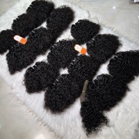 Натуральные необработанные волосы Remy с сохраненной кутикулой для дропшиппинга: шелковистые вьетнамские кудрявые волны, оригинальная кружевная застежка