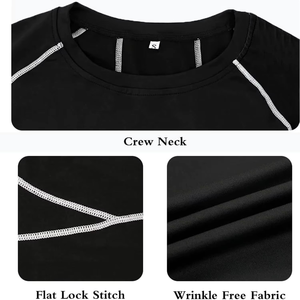 Camiseta Deportiva Unisex de Manga Larga con Protección Solar UPF50+, Diseño de Olas Azules sobre Negro, Secado Rápido, para Natación, Surf, Buceo, Talla Adulto - Product Image 5