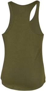 Camiseta sin Mangas de Punto Verde Oliva para Hombre, Marca GYM KING, con Logotipo y Color Personalizados, Cuello Redondo, Transpirable, Informal, para Gimnasio, Material de Poliéster - Product Image 5