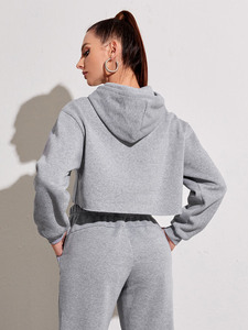 Sweat à capuche simple pour homme, sweat à capuche et sweat-shirt pour femme, sweat à capuche imprimé, sweat à capuche en coton - Product Image 3