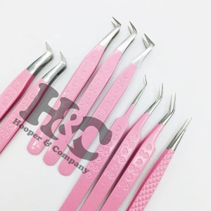 Nouvelles pinces à cils en forme de cœur, logo de marque privée, design personnalisé durable, pinces à cils en vison de bonne qualité - Product Image 1
