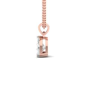 Pendentif solitaire en diamant CVD de laboratoire taille Trillion, éclat lumineux, plaqué or 10K, certifié GIA, bijou ethnique, cadeau pour femme - Product Image 5
