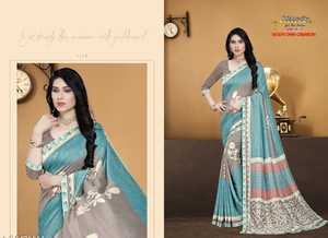 Sari de seda de la mejor calidad con diseño artístico tradicional para mujeres, que ofrece un aspecto magnífico en bodas, festivales y fiestas. - Product Image 4