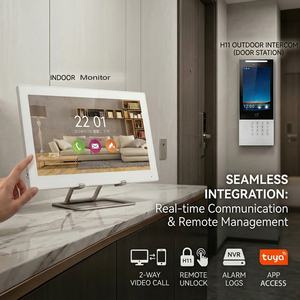Interphone vidéo IP Hiwink avec reconnaissance faciale, contrôle par application Tuya Smart, déverrouillage par carte IC et mot de passe pour la sécurité domestique - Product Image 6