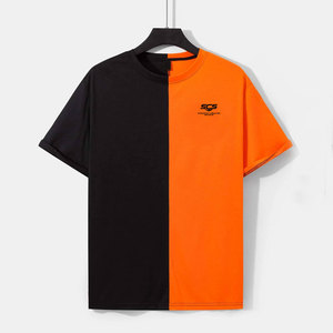 T-shirt pour homme, style actuel, nouveau design, 100% coton, streetwear, logo imprimé personnalisé, coupe ample, prix de gros - Product Image 4