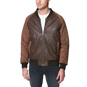 Service OEM, veste en cuir pour homme, nouveau style, prix bas, veste en cuir tendance de haute qualité, vente en ligne - Product Image 1