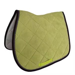 Nouvel arrivage : Tapis de selle de dressage sportif pour l'équitation avec bordure triple passepoilée, tapis de selle de dressage équestre aux couleurs personnalisées - Product Image 1
