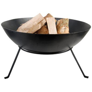 Brasero de Hierro Negro de la Mejor Calidad con Soporte, Calentador de Leña para Jardín, Brasero Redondo Moderno para Exteriores, para Acampar y Calentar - Product Image 6