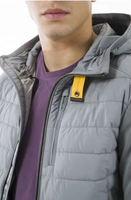 Veste d'hiver matelassée légère et respirante unisexe avec logo personnalisé sur le devant, style bomber, pour l'extérieur