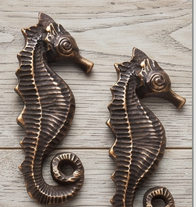 Premium Seahorse Design Wall <b>Hook</b> Metal Handmade Vintage Style Animal Pattern Single <b>Hook</b> For Home Decor Stylish Home Accent - Product Image 5
