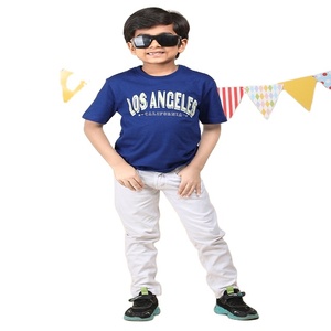 T-shirt à col rond 100% coton pour garçon à bas prix Vêtements imprimés toutes saisons dans différentes méthodes et matériaux - Product Image 1