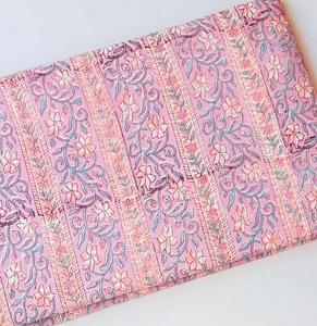 Tela de Algodón Hecha a Mano al por Mayor, Tela Estampada a Mano Sanganeri de Jaipur, Material en Bruto para Confección de Vestidos - Product Image 2