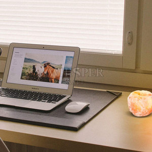Portavelas de Sal Orgánica Rosa, Diseño Moderno Tallado, Luz Suave de Alta Calidad, Decoración Relajante para el Hogar, Origen Pakistán - Product Image 6