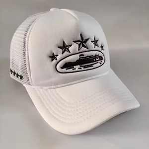 Gorra Trucker Rosa de Malla con Bordado de Estrellas, Casual, Ajustable, Unisex, para Viajes al Aire Libre, 100% Algodón Transpirable, para Todas las Estaciones, para Adultos - Product Image 2