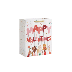 <b>Valentines</b> Theme Coated Paper <b>Gift</b> <b>Bag</b> Special Event Printing Logo for Love Occasions <b>Gift</b> Couple Paper Art Viet - Product Image 1