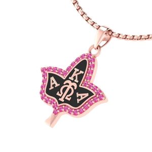 Collier en cristal noir et rose pour femmes, bijoux élégants à la mode, pendentif en argent plaqué or Rose, accessoire élégant, cadeau - Product Image 2