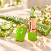 VIBELY Rouge à lèvres hydratant réactif à la température à l'extrait d'aloès, baume à lèvres coloré, maquillage cosmétique