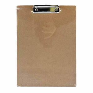 A4 Vertical MDF Clipboard with <b>Clip</b> <b>Holder</b> & <b>Dispenser</b> Product Category - Product Image 1